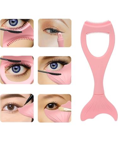 Reusable Eyelinear Stencil Eye Shadow Template Silicone Eye Makeup Assistant Tool Ultra thin Precision Eye Liner Makeup Brushes Set Best Fit for Makeup Handicap and Novice Makeup Pink - Buy Online on SooperMarket.com