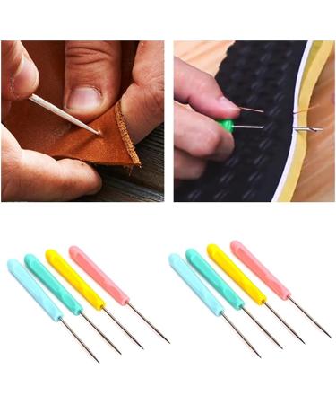 4 Pcs Plastic Handle Scratch Awl sewing DIY Tool Set for Handicrafts - Buy Online on SooperMarket.com