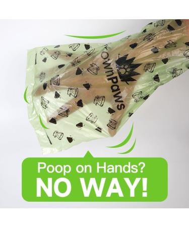 Crown Paws 540 Biodegradable Dog Poo Bags - 36 Rolls | Adjustable Dispenser | Leak Proof & Lavender Scented - Buy Online on SooperMarket.com