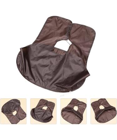 FRCOLOR Beard Shaving Cloth Bib - Men's Grooming Apron for Hair Cutting - Hair Catcher Cape for Beard Trimming - Polyester Material - Buy Online on SooperMarket.com