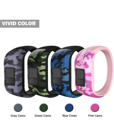 iBREK Garmin Vivofit jr/jr 2/3 Silicone Replacement Bands - Small Blue Camo - Buy Online on SooperMarket.com