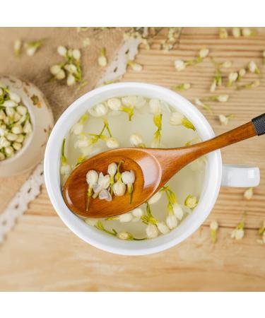 Jasmine tea 3.52 ounces/100g Caffeine-free Dried jasmine flowers are suitable for making tea Whole bud of edible flowers Jasmine bud jasmine tea loose leaf - Buy Online on SooperMarket.com