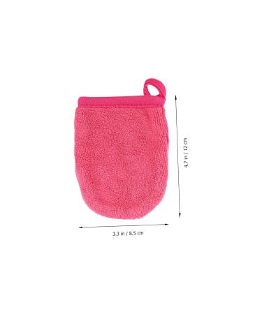 Shop 4pcs Cleansing Fingertips Makeup Remover Cloths - Exfoliating Face Towel & Mitts for Gentle Hair & Skin Care - Buy Online on SooperMarket.com
