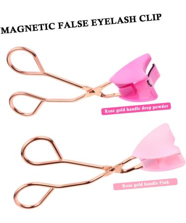 NOLITOY 3pcs Magnetic False Eyelash Curler - Premium Eyelash Applicator Tool for Flawless Makeup | Stainless Steel Lady Tools - Buy Online on SooperMarket.com