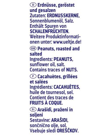  ltje Roasted & Salted Peanuts - Pack of 10 (10 x 50g) | Buy Internationally Online - Buy Online on SooperMarket.com