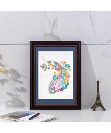 WEBEEDY Quilling Kit for Adults - DIY Paper Filigree Painting Set with Tools for Handmade Wall Art Decor - Unicorn Theme - Creative Gift Idea - Buy Online on SooperMarket.com