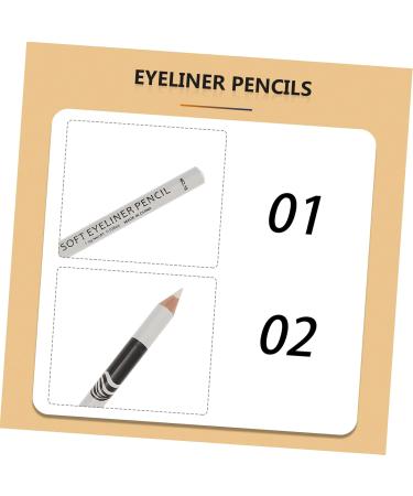 Mikinona 12pcs Lying Silkworm Eyeliner Eyeshadow Pencil Sparkle Highlighters Highlighter Pens Gels Wood White - Buy Online on SooperMarket.com