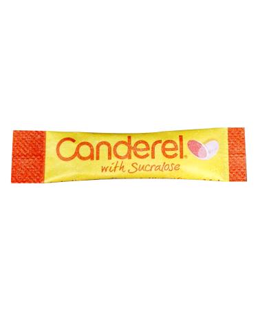 Canderel Sweetener Sticks 1x100pk - 100 Individual Sweetener Stick Sachets - Low Calorie Content Sucralose Based Table-Top Sweetener