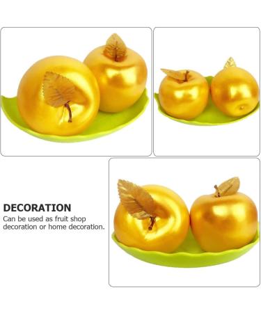 HOMSFOU 20 Pcs Simulated Fake Apples Simulation Apples Artificial Apples Wedding Party Decoration Apples Model Fruit Wedding Decor Decorative Model Ax Christmas Foam Goldenx5pcs 8X8X7CMx5pcs - Buy Online on SooperMarket.com