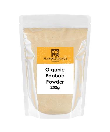 Organic Raw Baobab Powder 250g by Manor Springs Organic