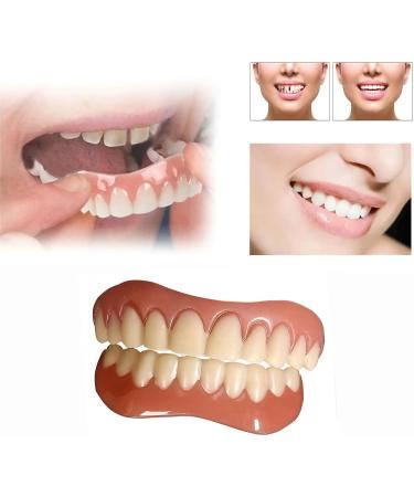 Temporary Dental Veneers for Natural Teeth Restoration - Upper & Lower Jaw, Natural Shade - Buy Online on SooperMarket.com