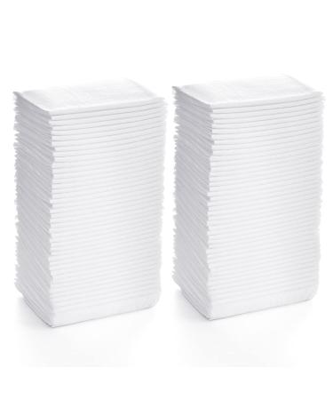 Rocinha Diaper Changing Pad Liner 24 Inches x 17 Inches Super Soft Disposable Changing Pads for Baby Changing Pad Cover, Great for Changing Table, Bed, 50 PCS White