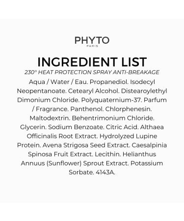 PHYTO PARIS Phytokeratine Repairing Heat Protecting Spray New Pack - Buy Online on SooperMarket.com