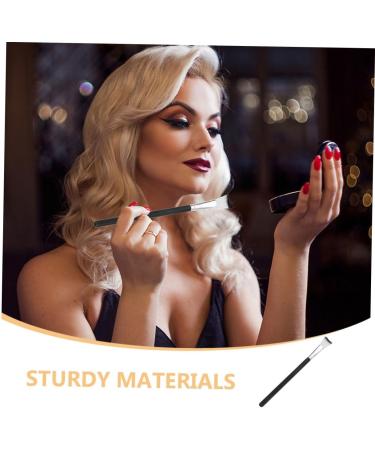 Baluue Makeup Tool Loose Powder Brush Nose Contour Brushes Blush Brush 18.50X1.00X1.00CM Black - Buy Online on SooperMarket.com