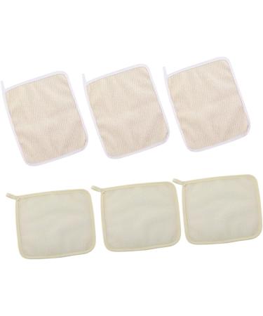 Healeved 6pcs Dual-Sided Scrub Towel Loofah Shower Sponges - Soft Bath Towels for Face and Body - Buy Online on SooperMarket.com