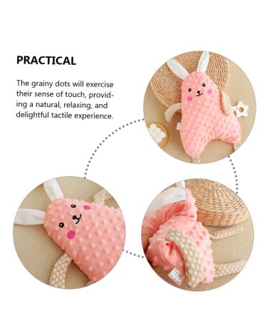 Warmhm Baby Comfort Towel & Plush Toy | Soft Bath Towel for Toddlers & Infants | Newborn Toy & Towel Set - Rosa 30x15 cm - Buy Online on SooperMarket.com