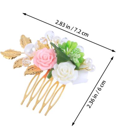 Didiseaon Wedding Hair Comb Bride Wedding Dress Hair Accessories Flower Hair Comb - Buy Online on SooperMarket.com