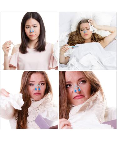 16Pcs Healeved Nose Cuffs - Stop Nosebleeds & Epistaxis Clips | EVA Foam Nose Bleed Stopper for First Aid - Blue - Buy Online on SooperMarket.com