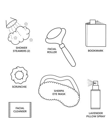 Pinch Provisions Be Kind UnWind Kit | 8 Luxury Self Care & Spa Essentials - Perfect Gift for Birthdays Bachelorette Christmas & More - Buy Online on SooperMarket.com