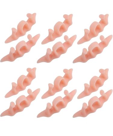 6 Pairs Unisex Toe Separator Bunion Corrector & Spacer Set - White (New Complexion) - Buy Online on SooperMarket.com