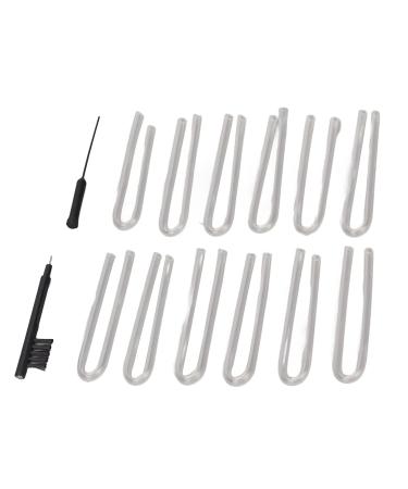 Hearing Aid Hoses & Amplifiers | HDO Model Otoplasty Molded Tubes & Cleaning Brush | Transparent Replacement Listening Tube - Buy Online on SooperMarket.com