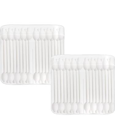 Safety Cotton Swabs with Large Tips - 2 Packs (160pcs) | Baby Cotton Buds - Buy Online on SooperMarket.com