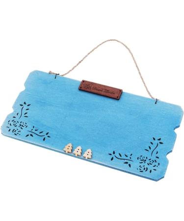 ABOOFAN Blank Hanging Wood Plaque Sign Halloween Body Parts Door Plaque House Number Wooden The Sign medium Blue - Buy Online on SooperMarket.com