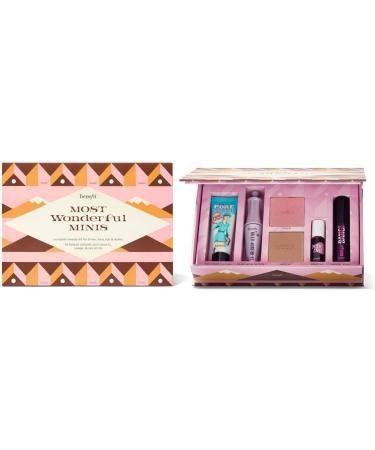 Benefit Most Wonderful minis - Complete beauty kit for brows face lips & lashes (Worth 65) neutral-rose blush rose-tinted lip & cheek stain - Buy Online on SooperMarket.com