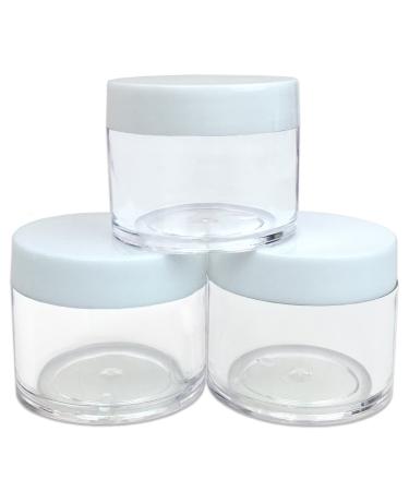 Beauticom 12 Piece Acrylic Round Clear Jars with Lids for Creams & Cosmetics - USA Made | Perfect for Lotions Samples Herbs - Buy Online on SooperMarket.com