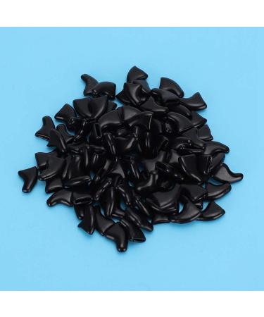 Tmishion Cat Nail Caps & Dog Paw Anti-Scratch Claw Protective Sleeves - 100 Soft Pet Nail Caps in Cool Black for Cats & Dogs - International Shipping Available - Buy Online on SooperMarket.com