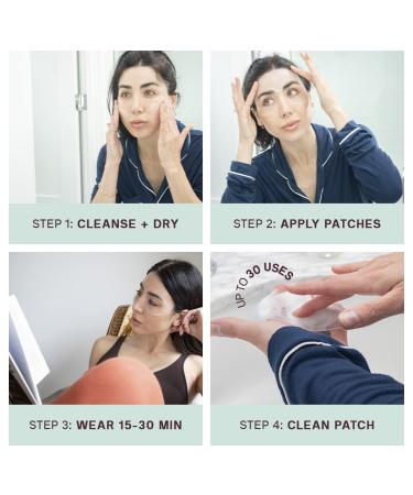 Dermaclara Siliconefusion Eyes and Mouth Patches - Reusable Hypoallergenic Silicone for Fine Lines, Wrinkles, Scars - 4 ct - Buy Online on SooperMarket.com