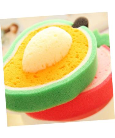 Angoily 12 Pcs Natural Bath Loofah Sponge Exfoliator - Fruit Decor Shower Tool for Exfoliating & Body Scrub - Ideal for Spa & Bath - Buy Online on SooperMarket.com
