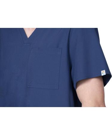 Elements Select ES2946 Men's Scrub Set V-Neck & Jogger 4-Way Stretch X-Large Navy - Buy Online on SooperMarket.com