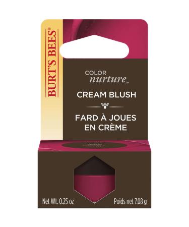 Burt's Bees Color Nurture Moisturizing Cream Blush with Vitamin E  Berry Whip  0.25 Ounce