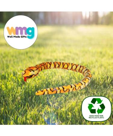 Deluxe Paws 100% Recycled Eco Plush Toys - Snakes 100cm - Soft & Cuddly - Buy Online on SooperMarket.com