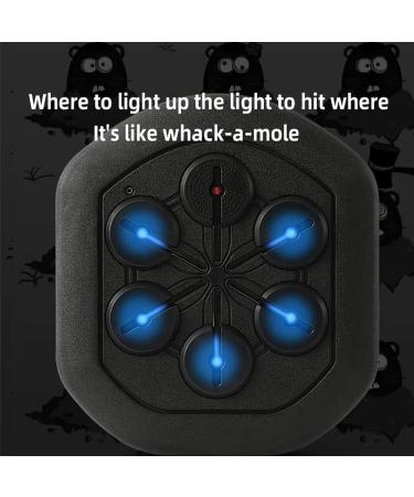 AA-SS Smart Music Boxing Machine with Gloves | Multi Musical Target Reaction Wall | Hit Targets to Music and Lighting - Buy Online on SooperMarket.com