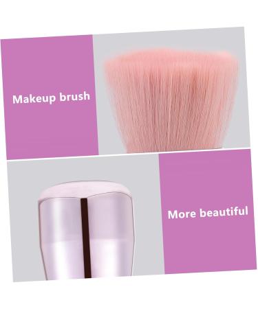 NOLITOY Mushroom Head Makeup Brush | Fluffy Face Powder & Cheek Brush | Triangle Body Brush | Portable Pink Beauty Tool - Buy Online on SooperMarket.com