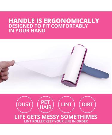 WBM Home Extra Sticky Lint Roller Refill - 2 Pack 120 Sheets for Pet Hair Removal | Best Lint Remover for Home & Travel - Buy Online on SooperMarket.com
