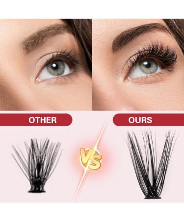Rxuaw DIY Eyelash Extension Kit with and Seal Wispy D Curl Individual Lashes Kit for Self Application at Home One - Buy Online on SooperMarket.com