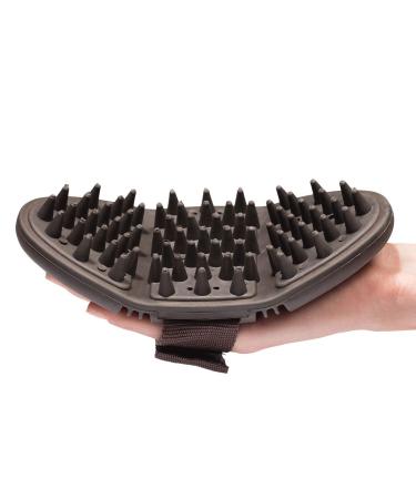 Animalon Careflex Massage Striegel | Ergonomic Massage Brush for Easy Fur Care | Flexible Design with Velcro Fastener - Buy Online on SooperMarket.com