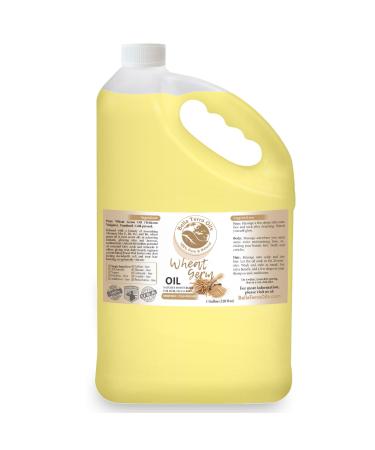 Bella Terra Oils Pure Wheat Germ Oil 1gallon High Vitamin E Content Rich in Nutrients Hair Shine Enhancer Skin Radiance 12.8 Fl Oz (Pack of 10)