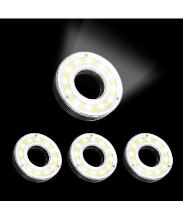4PCS LED Golf Hole Lights: Light Up Night Golf Putting Cup Light Golf Hole Putting Green Flags Accessories Glow in the Dark Golf Balls Hole,Golf Hole Lights for Night Golf Play