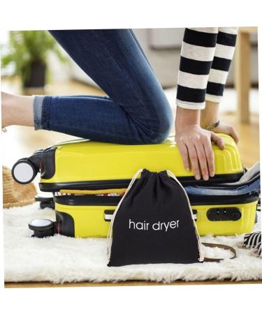 Baluue 4pcs Hair Dryer Storage Bag Curling Hair Dryer Travel Tote Bag Travel Supplies Hair Bag Black Fabric - Buy Online on SooperMarket.com