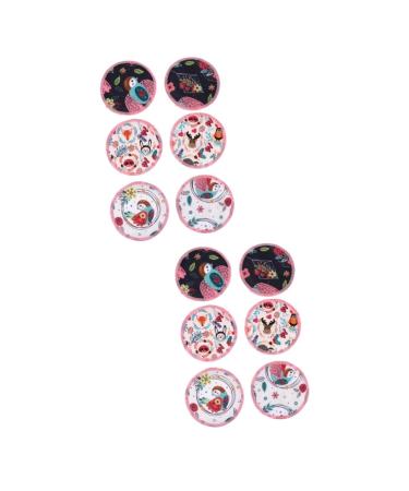 Vaguelly 12 Pcs Breast Pads Breastfeeding Pads Nursing Pads Breastfeeding Nursing Pad Washable Mat Printing Breast Cushion Anti-Leakage Nursing Pad Anti-Spill Set Chest Pad Mother