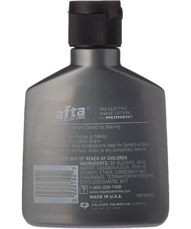 Afta by Mennen Pre-Electric Shave Lotion Original - 3 oz (Pack of 4) - Buy Online on SooperMarket.com