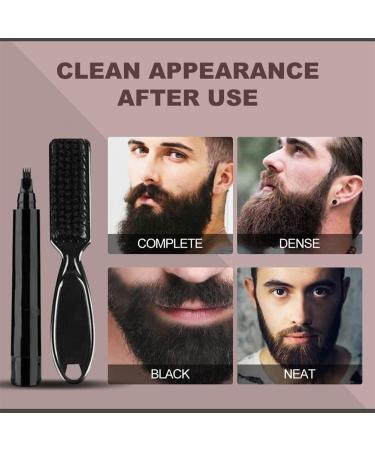 Beard Pen Beard Filler Pencil Beard Pencil Filler for Men Beard Pencil Filler For Men with Bristle Beard Brush Easily Fill and Define Your Beard with Beard Pencil Filler for Men (Brown) - Buy Online on SooperMarket.com