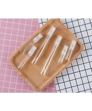 12 x 3ml Clear Mini Glass Spray Bottles - Refillable Perfume & Makeup Atomizers - Portable Travel Cosmetic Containers - Buy Online on SooperMarket.com