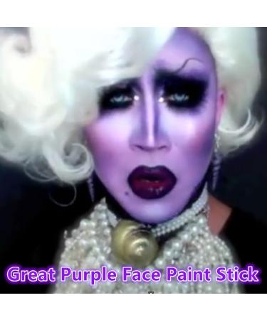 Go Ho Purple Face Paint Stick 1.06 Oz - Washable Non-Toxic Body Paint for Adults & Kids - Full-Coverage Makeup for Theater, Halloween, SFX & Cosplay - Buy Online on SooperMarket.com