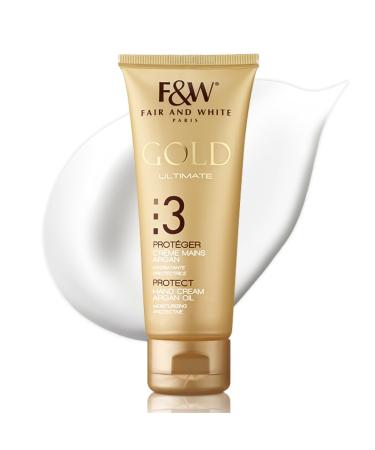 FAIR & WHITE Gold Hand Cream - 4.4 Fl oz / 125 ml - Formulated to Remove Stretch Marks with Shea Butter and Glycerin