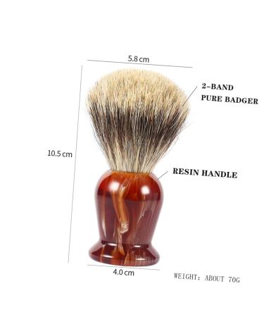 Beard Cleaning Brush | Men's Beard Care Accessory | Resin Handle Beard Brush for Ultimate Grooming - Buy Online on SooperMarket.com